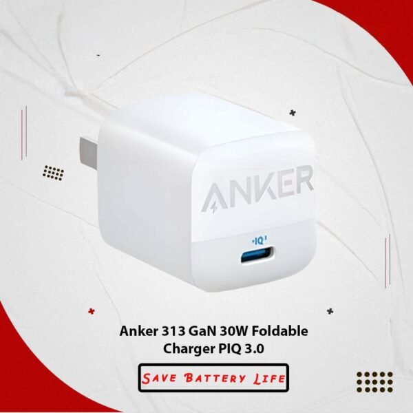 Buy Anker 313 GaN 30W Foldable Charger – Fast USB-C Power IQ 3.0 Adapter